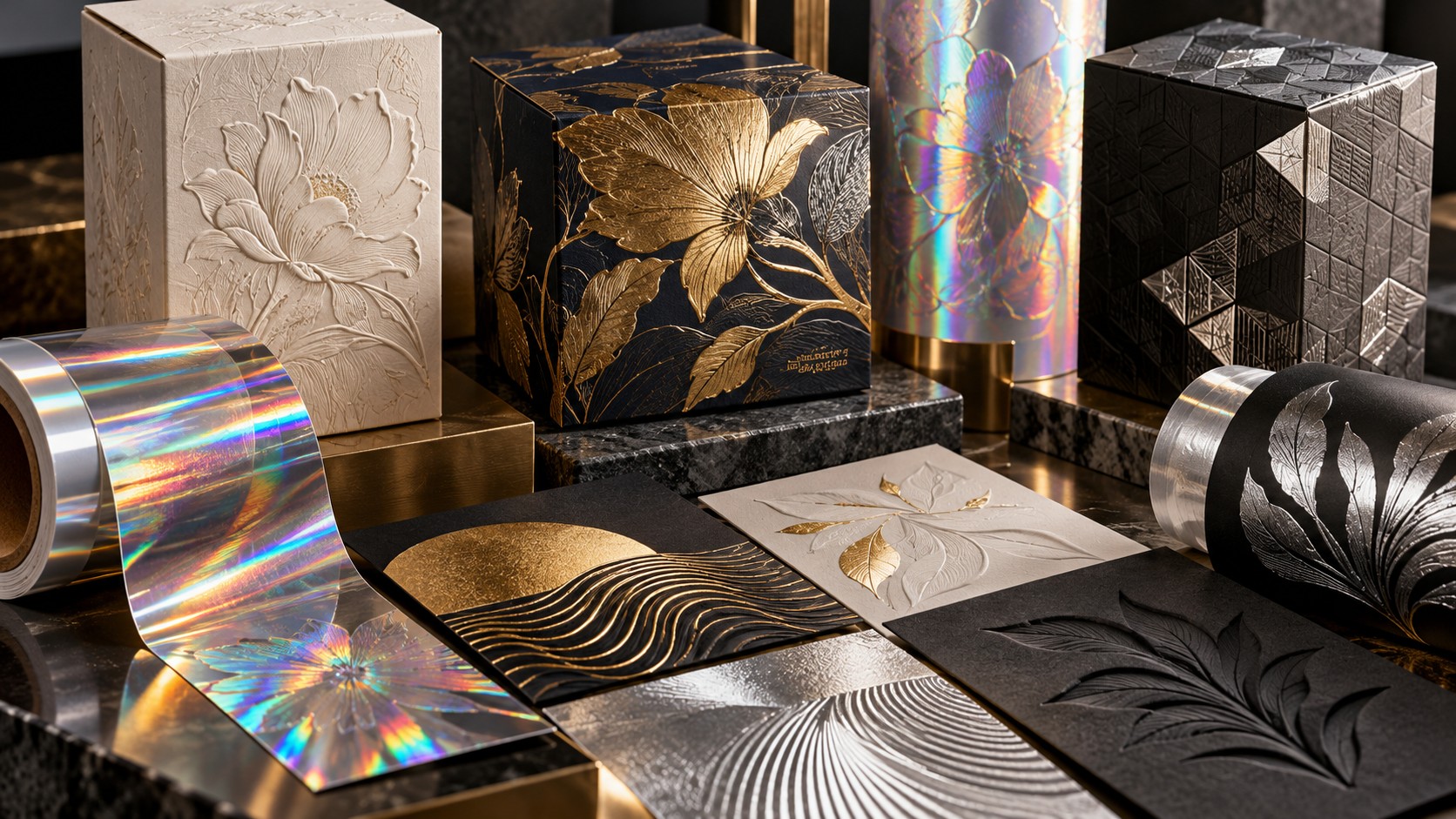 Hot, cold stamping and embossing